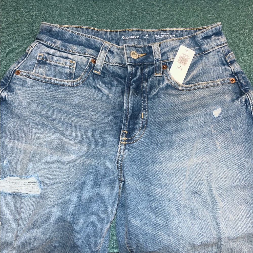 Straight Leg Petite Jeans